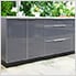 Aluminum Slate 2-Piece Outdoor Kitchen Set (No Countertop)