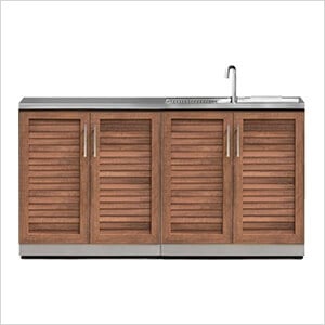 Grove 3-Piece Outdoor Kitchen Set with Countertops