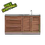 NewAge Outdoor Kitchens Grove 3-Piece Outdoor Kitchen Set with Countertops