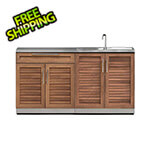 NewAge Outdoor Kitchens Grove 3-Piece Outdoor Kitchen Set with Countertops