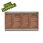 NewAge Outdoor Kitchens Grove 3-Piece Outdoor Kitchen Set with Countertops and Covers