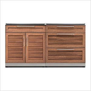 Grove 2-Piece Outdoor Kitchen Set (No Countertop)