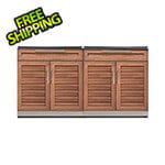 NewAge Outdoor Kitchens Grove 2-Piece Outdoor Kitchen Set (No Countertop)