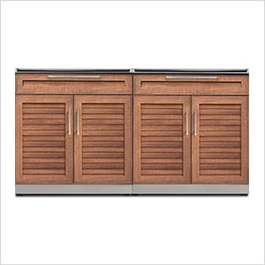 Grove 2-Piece Outdoor Kitchen Set (No Countertop)
