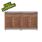 NewAge Outdoor Kitchens Grove 3-Piece Outdoor Kitchen Set with Countertops and Covers