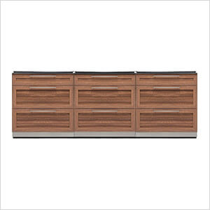 Grove 3-Piece Outdoor Kitchen Set (No Countertop)