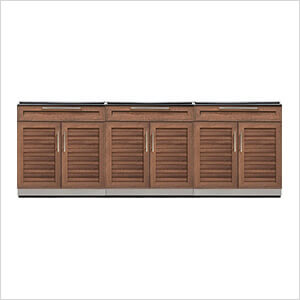 Grove 3-Piece Outdoor Kitchen Set (No Countertop)