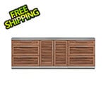 NewAge Outdoor Kitchens Grove 4-Piece Outdoor Kitchen Set with Countertops