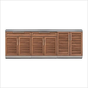 Grove 4-Piece Outdoor Kitchen Set with Countertops