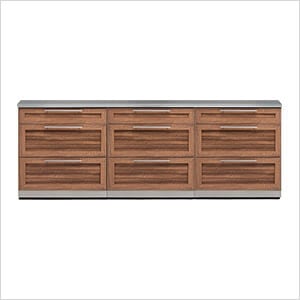 Grove 4-Piece Outdoor Kitchen Set with Countertops and Covers