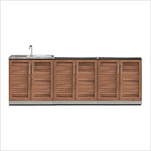 Grove 3-Piece Outdoor Kitchen Set (No Countertop)