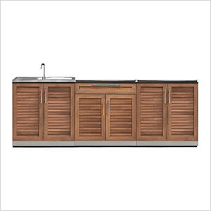 Grove 3-Piece Outdoor Kitchen Set (No Countertop)