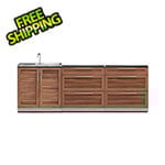 NewAge Outdoor Kitchens Grove 3-Piece Outdoor Kitchen Set (No Countertop)