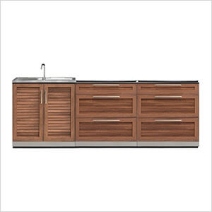 Grove 3-Piece Outdoor Kitchen Set (No Countertop)