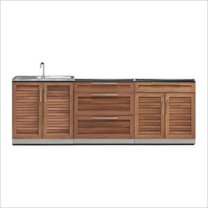 Grove 3-Piece Outdoor Kitchen Set (No Countertop)