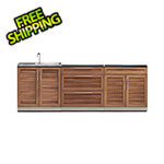 NewAge Outdoor Kitchens Grove 3-Piece Outdoor Kitchen Set (No Countertop)