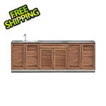 NewAge Outdoor Kitchens Grove 4-Piece Outdoor Kitchen Set with Countertops