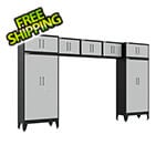 Armadillo Tough Grey 7-Piece Garage Cabinet Set with Levelers