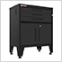 Black 4-Piece Garage Cabinet Set with Levelers