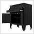 Black 4-Piece Garage Cabinet Set with Levelers