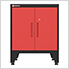 Red 8-Piece Garage Cabinet Set with Levelers