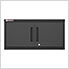 Black 13-Piece Garage Cabinet Set with Levelers and Casters