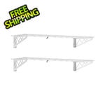 SafeRacks 36 x 12 Wall Shelves (2-Pack)