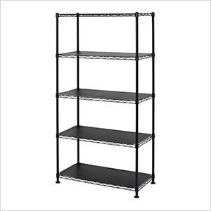 NSF 5-Tier Wire Shelving Rack - 30 x 60 x 14