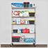 NSF 5-Tier Wire Shelving Rack with Wheels - 48 x 72 x 18