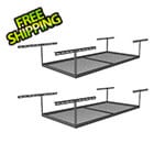 SafeRacks 4 x 8 Overhead Storage Rack 12-21-Inch Drop (2-Pack)