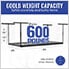 4 x 8 Overhead Storage Rack 12-21-Inch Drop (2-Pack)