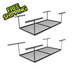 SafeRacks 4 x 8 Overhead Storage Rack 18-33-Inch Drop (2-Pack)