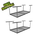 SafeRacks 4 x 8 Overhead Storage Rack 24-45-Inch Drop (2-Pack)