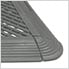 Grey Garage Floor Tiles Edge and Corner Kit (Female - Looped)