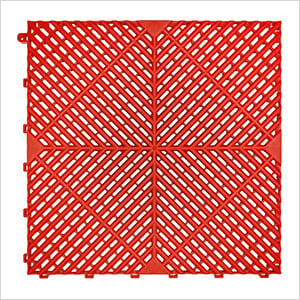 Red Garage Floor Tiles (16-Pack)