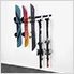 Ski and Snowboard Storage Rack (Includes 5 Hooks)
