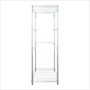 Storage Bin Rack (Silver)