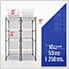 2 x Storage Bin Rack (Black)