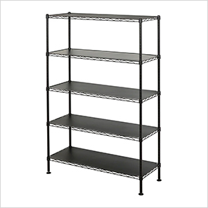 NSF 5-Tier Wire Shelving Rack - 36x60x14-Inch