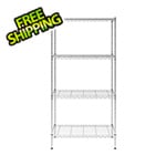 MonsterRax NSF 4-Tier Wire Shelving Rack - 36 x 72 x 18