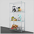NSF 4-Tier Wire Shelving Rack - 36x72x18-Inch