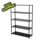 MonsterRax NSF 5-Tier Wire Shelving Rack - 48x72x18-Inch