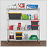 NSF 4-Tier Wire Shelving Rack with Wheels - 72x72x18-Inch