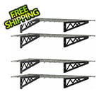 MonsterRax 48 x 24 Wall Shelves (4-Pack)