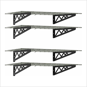 48x24-Inch Wall Shelves (4-Pack)
