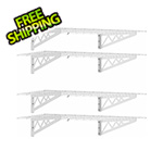 MonsterRax 48 x 24 Wall Shelves (4-Pack)
