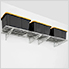 48x24-Inch Wall Shelves (4-Pack)