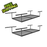 MonsterRax 4 x 8 Overhead Storage Rack 12-21-Inch Drop (2-Pack)