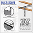 4 x 8 Overhead Storage Rack 18-33-Inch Drop (2-Pack)