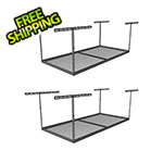 MonsterRax 4 x 8 Overhead Storage Rack 24-45-Inch Drop (2-Pack)